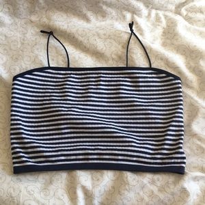 Forever 21 Striped Cropped Tank
